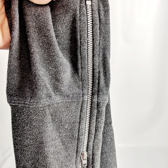 J.CREW ultraknit un-sweatpant grey zipper jogger - Picture 6 of 8